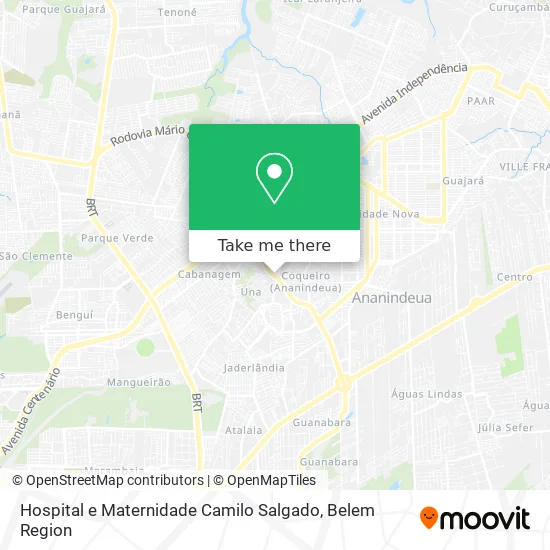 Hospital e Maternidade Camilo Salgado map