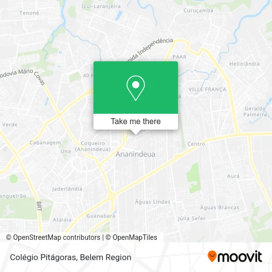 Colégio Pitágoras map