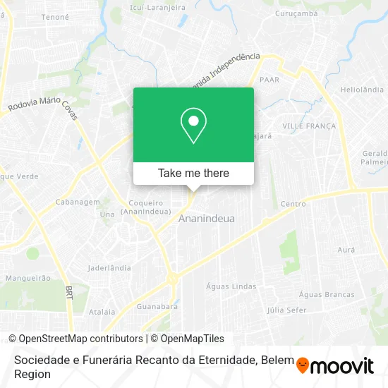 Sociedade e Funerária Recanto da Eternidade map
