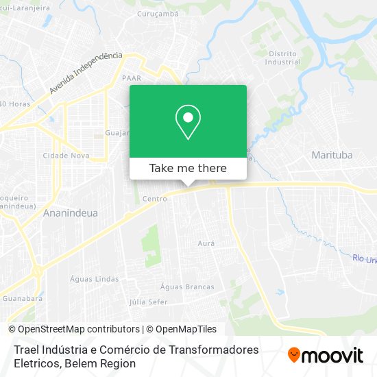 Mapa Trael Indústria e Comércio de Transformadores Eletricos