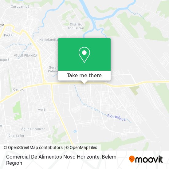 Comercial De Alimentos Novo Horizonte map