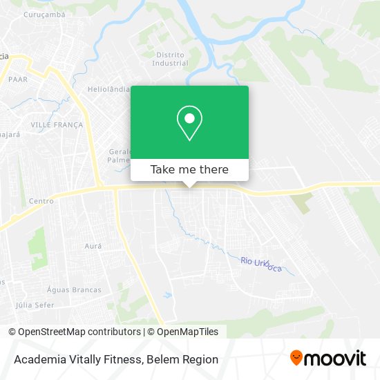 Academia Vitally Fitness map