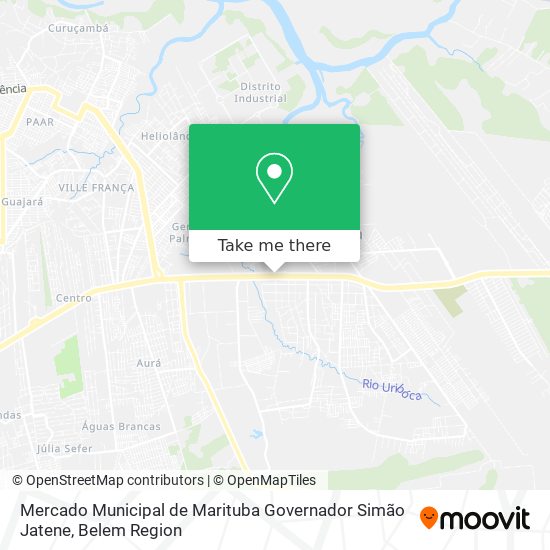 Mercado Municipal de Marituba Governador Simão Jatene map