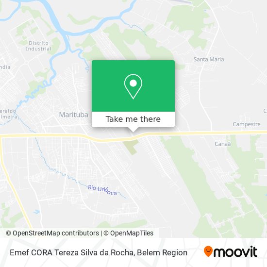 Emef CORA Tereza Silva da Rocha map