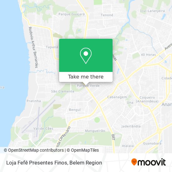 Loja Fefê Presentes Finos map