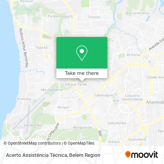 Acerto Assistência Técnica map