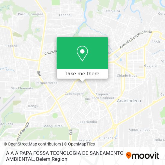 A A A PAPA FOSSA TECNOLOGIA DE SANEAMENTO AMBIENTAL map
