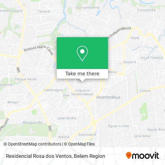 Residencial Rosa dos Ventos map