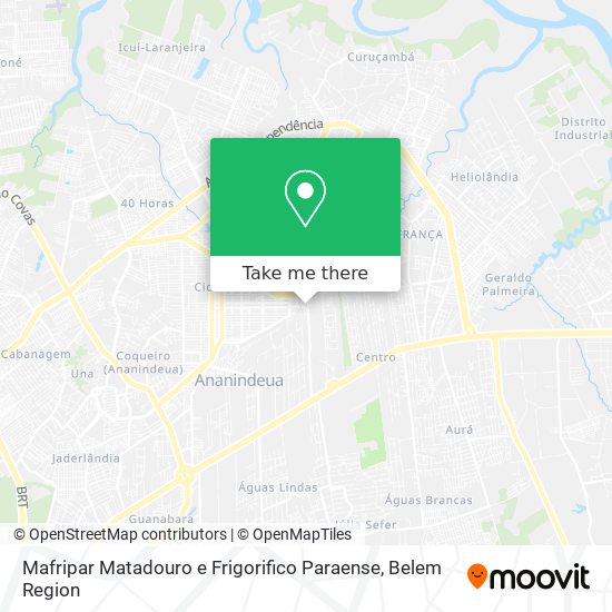 Mafripar Matadouro e Frigorifico Paraense map