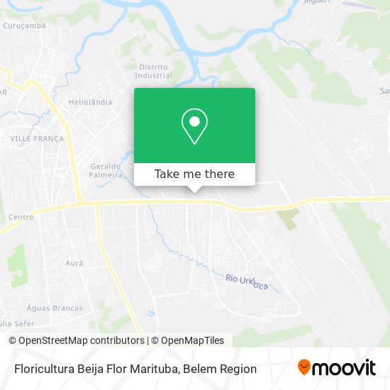 Mapa Floricultura Beija Flor Marituba