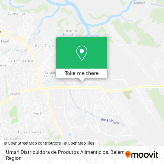 Umari Distribuidora de Produtos Alimenticios map