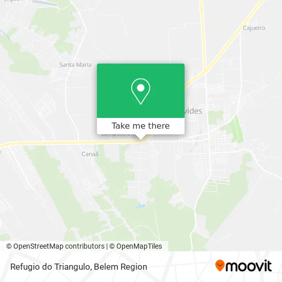 Refugio do Triangulo map