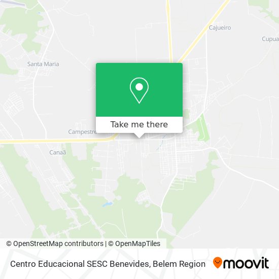 Centro Educacional SESC Benevides map