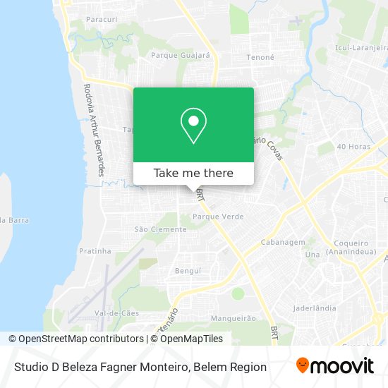 Studio D Beleza Fagner Monteiro map