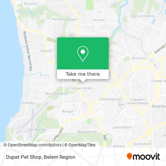 Dupet Pet Shop map