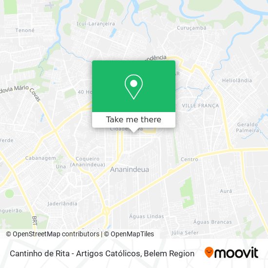 Cantinho de Rita - Artigos Católicos map