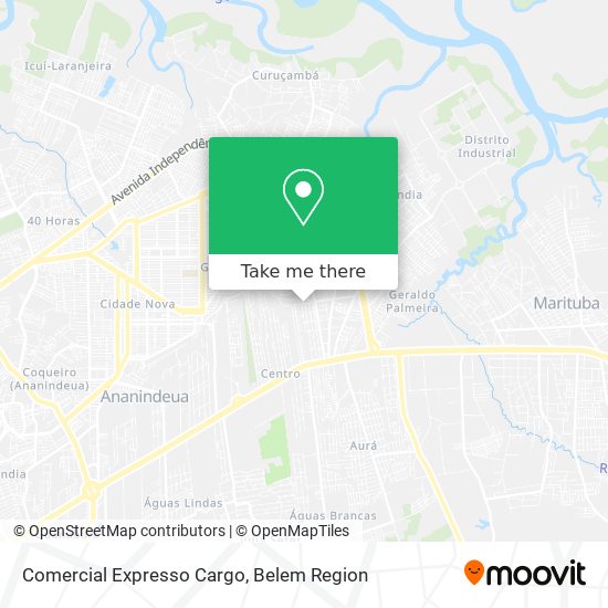 Comercial Expresso Cargo map