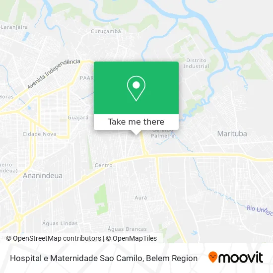 Hospital e Maternidade Sao Camilo map