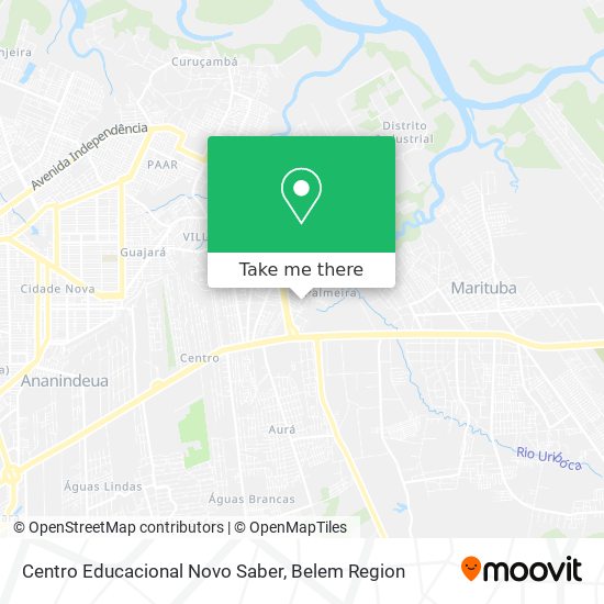Centro Educacional Novo Saber map