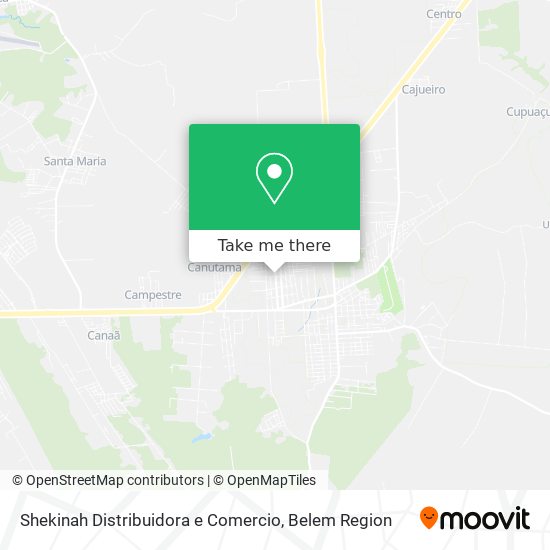 Shekinah Distribuidora e Comercio map