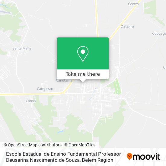 Escola Estadual de Ensino Fundamental Professor Deusarina Nascimento de Souza map