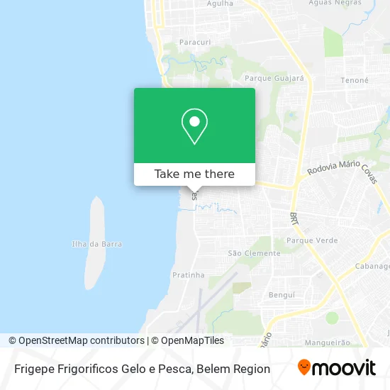 Frigepe Frigorificos Gelo e Pesca map