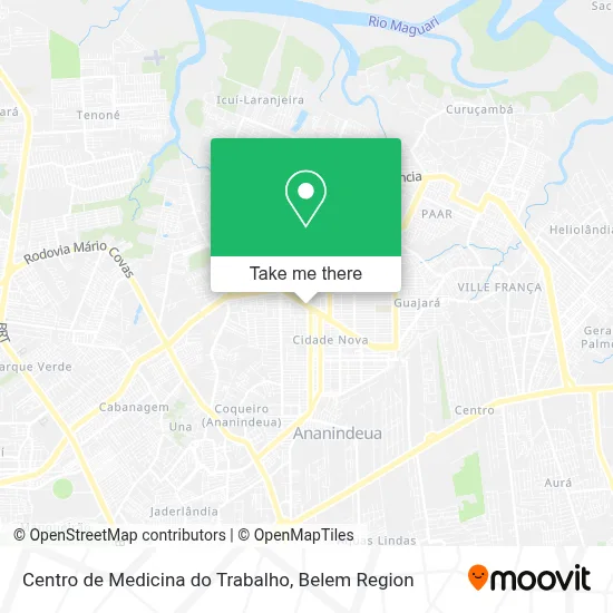 Centro de Medicina do Trabalho map