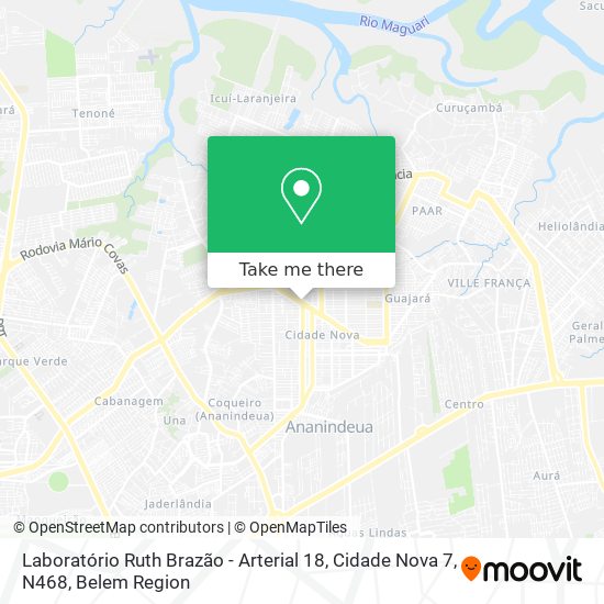 Laboratório Ruth Brazão - Arterial 18, Cidade Nova 7, N468 map