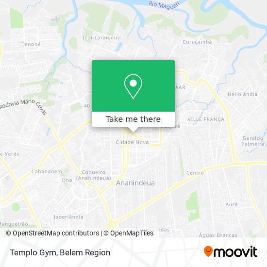 Templo Gym map