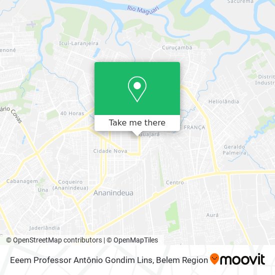 Eeem Professor Antônio Gondim Lins map