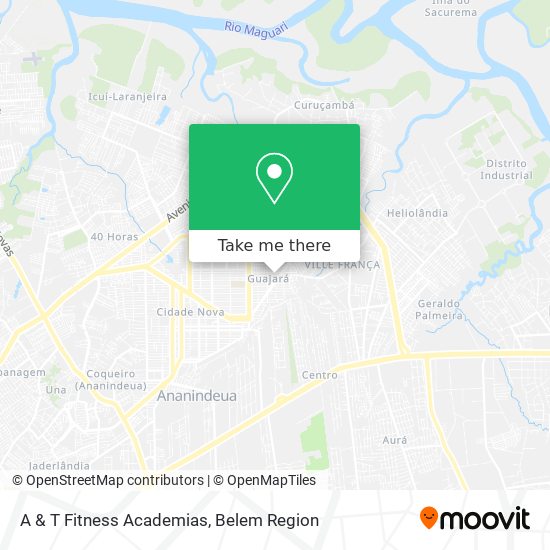 Mapa A & T Fitness Academias