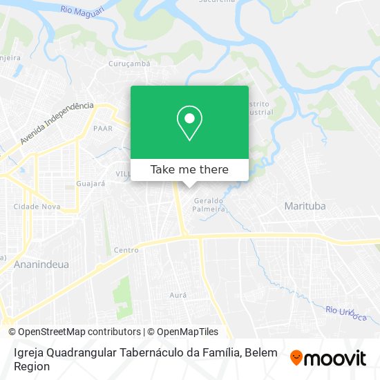 Igreja Quadrangular Tabernáculo da Família map