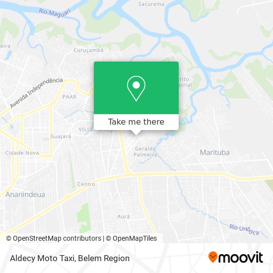 Aldecy Moto Taxi map