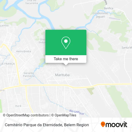 Cemitério Parque da Eternidade map