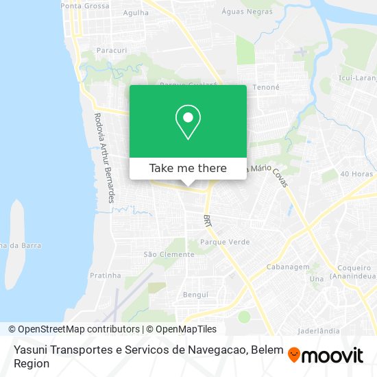 Yasuni Transportes e Servicos de Navegacao map