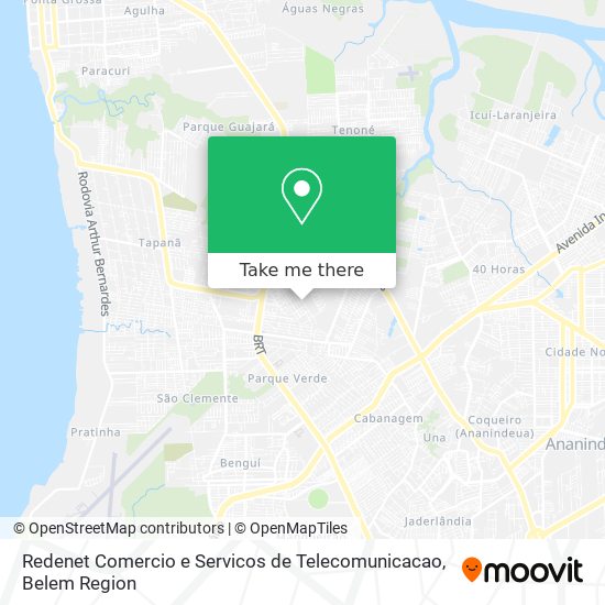 Redenet Comercio e Servicos de Telecomunicacao map