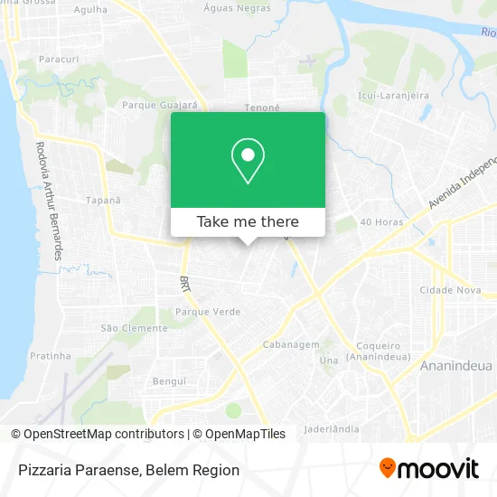 Pizzaria Paraense map