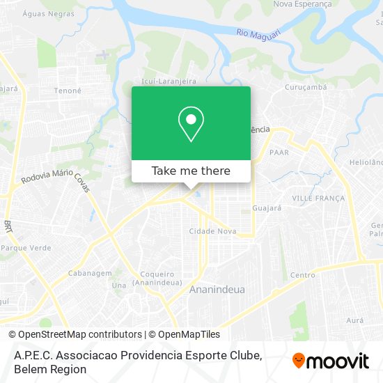 A.P.E.C. Associacao Providencia Esporte Clube map