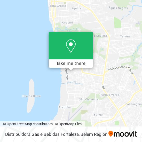 Distribuidora Gás e Bebidas Fortaleza map