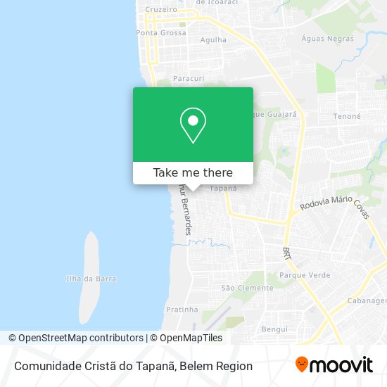 Comunidade Cristã do Tapanã map