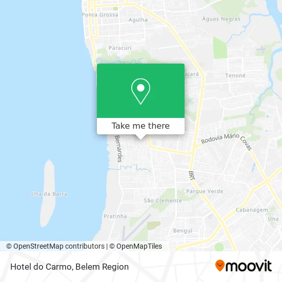 Hotel do Carmo map