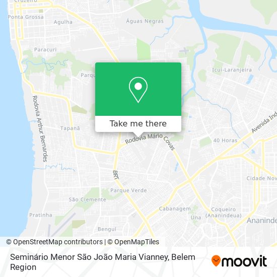 Seminário Menor São João Maria Vianney map