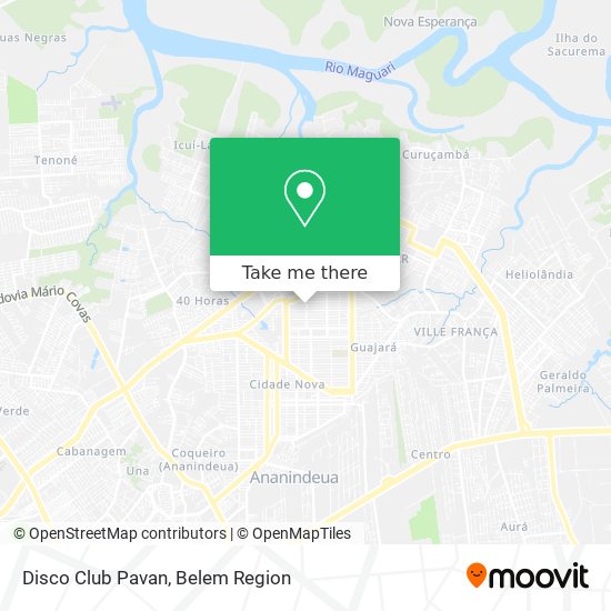 Disco Club Pavan map