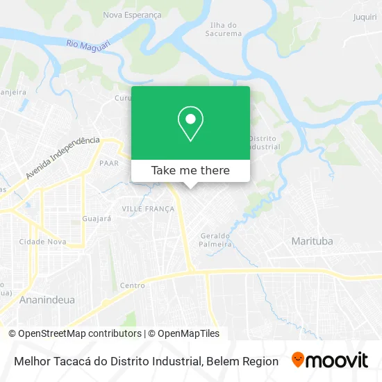 Melhor Tacacá do Distrito Industrial map