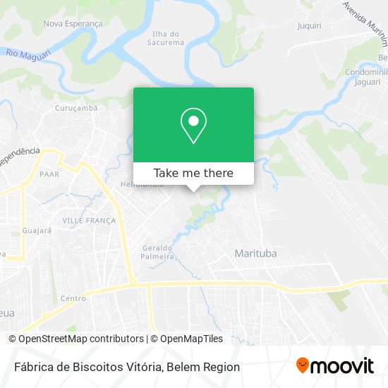 Fábrica de Biscoitos Vitória map