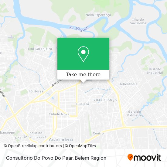 Consultorio Do Povo Do Paar map