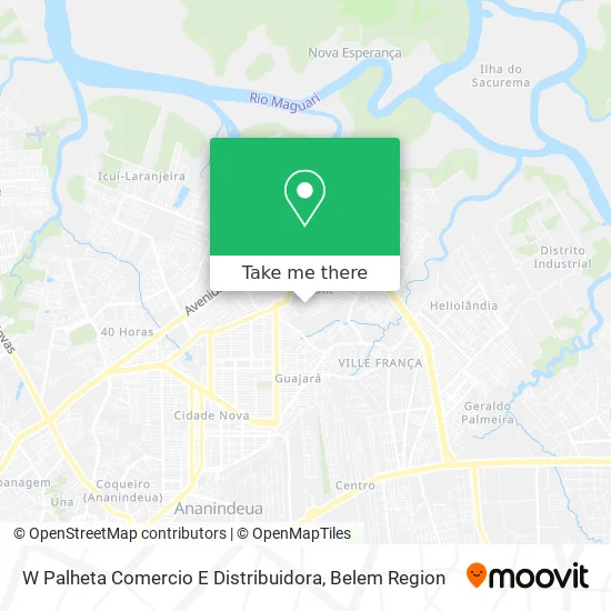 W Palheta Comercio E Distribuidora map