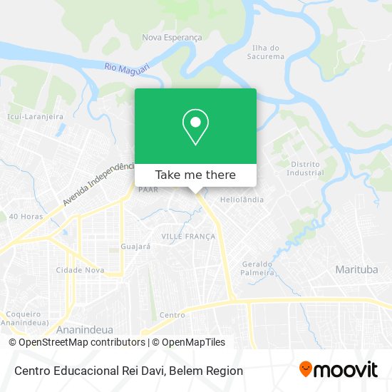 Centro Educacional Rei Davi map