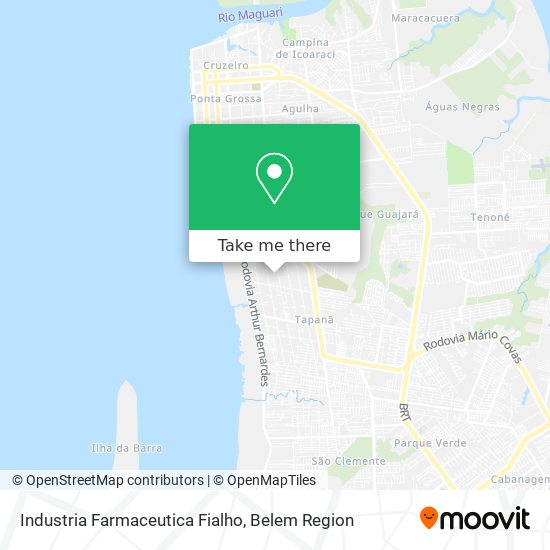 Industria Farmaceutica Fialho map