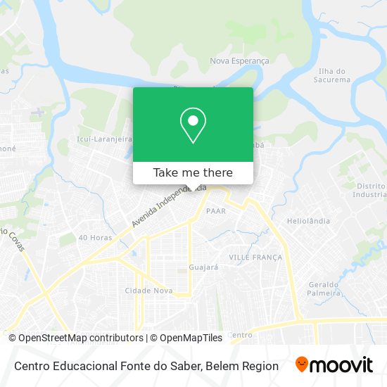 Centro Educacional Fonte do Saber map